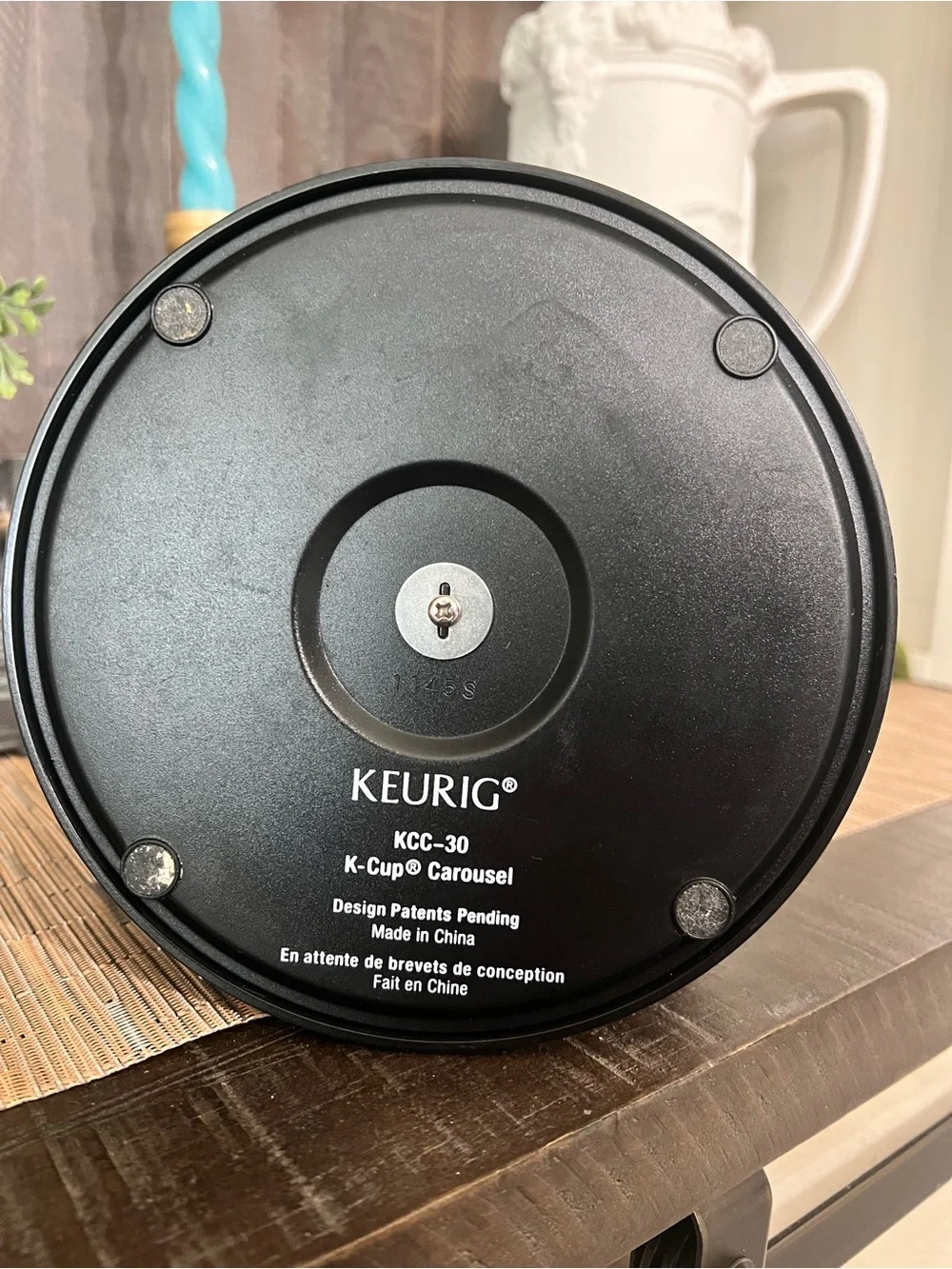 Keurig Black and Silver Rotating K-Cup Pod Holder
